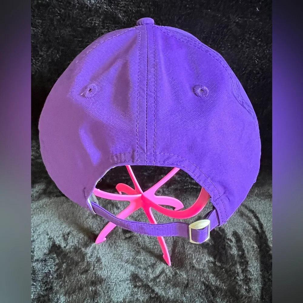 Sailing Sports Purple cap hat Strap Back Golden embroidery Unisex nWOT